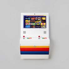 Load image into Gallery viewer, Polycade Sente Arcade (White W/Retro Stripes)