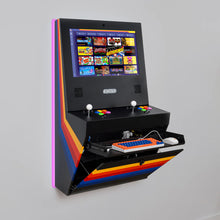 Load image into Gallery viewer, Polycade Sente Arcade (Black W/Retro Stripes)